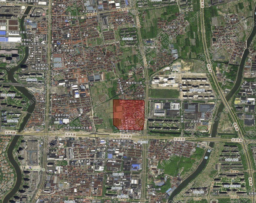 余姚一地块规划为地下交通设施