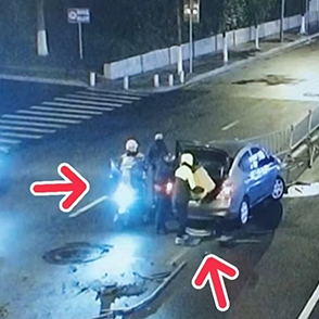 市民寒夜清障 “一黄一橘”亮了