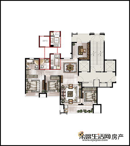 【小编探样板房】锦山府143㎡ 轻奢雅丽 率性耐看
